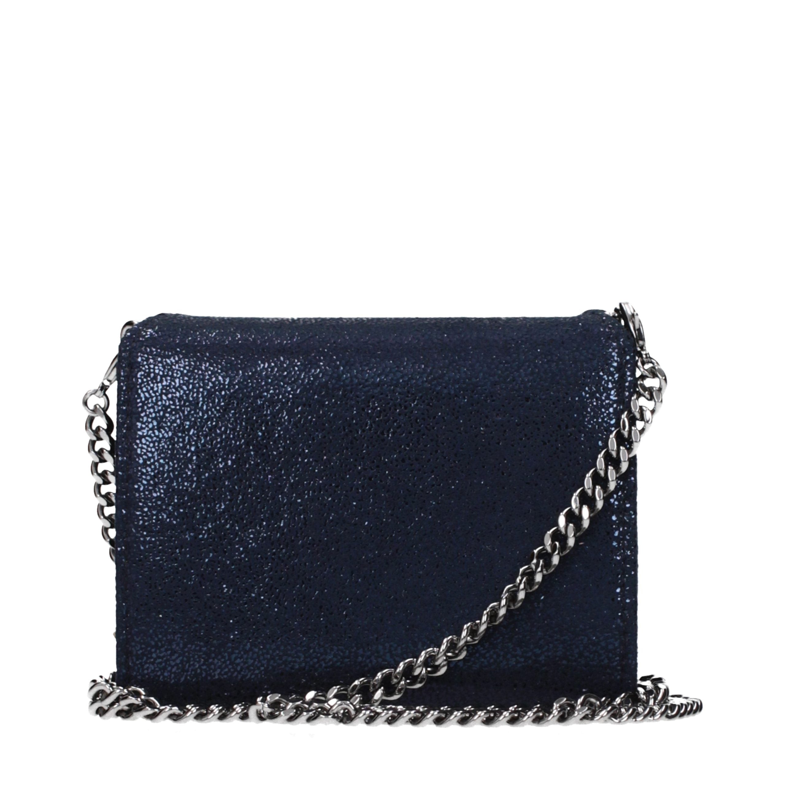 Stella McCartney Blue Leather Wallet