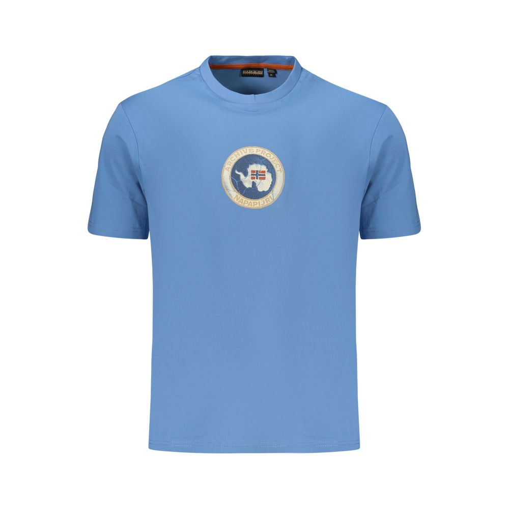 Napapijri Azzurro Cotton Men's T-Shirt