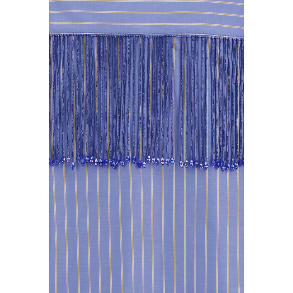 The Andamane Blue Cotton Dress Shirt