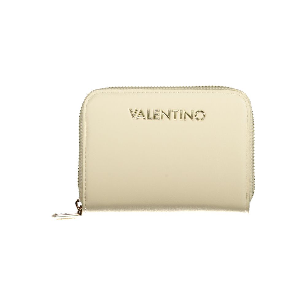Mario Valentino Beige Polyurethane Women's Wallet