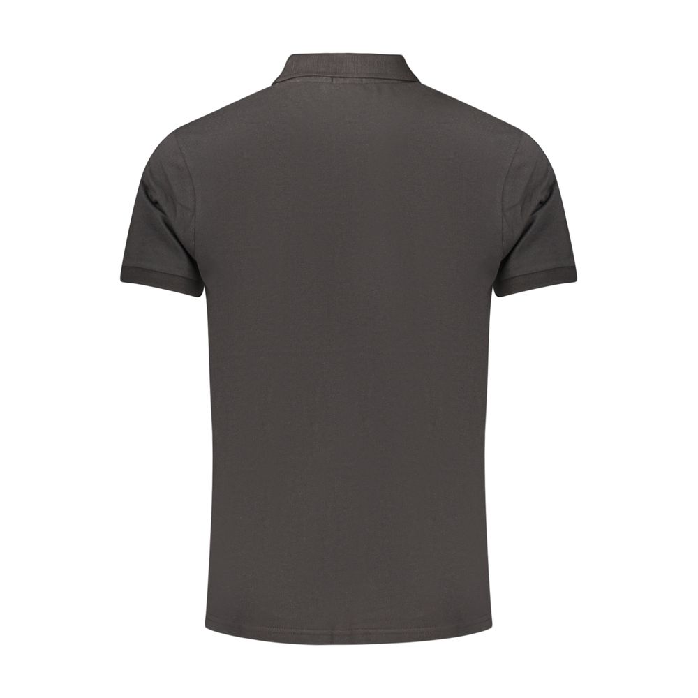 Rifle Black Cotton Men's Polo Shirt