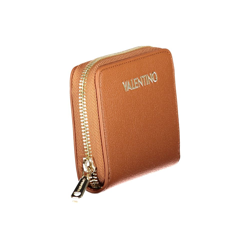 Mario Valentino Brown Polyurethane Women's Wallet