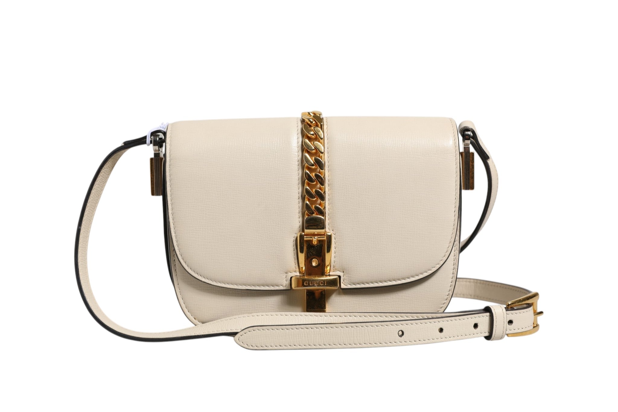 Gucci Sylvie 1969 Mini Leather Shoulder Bag