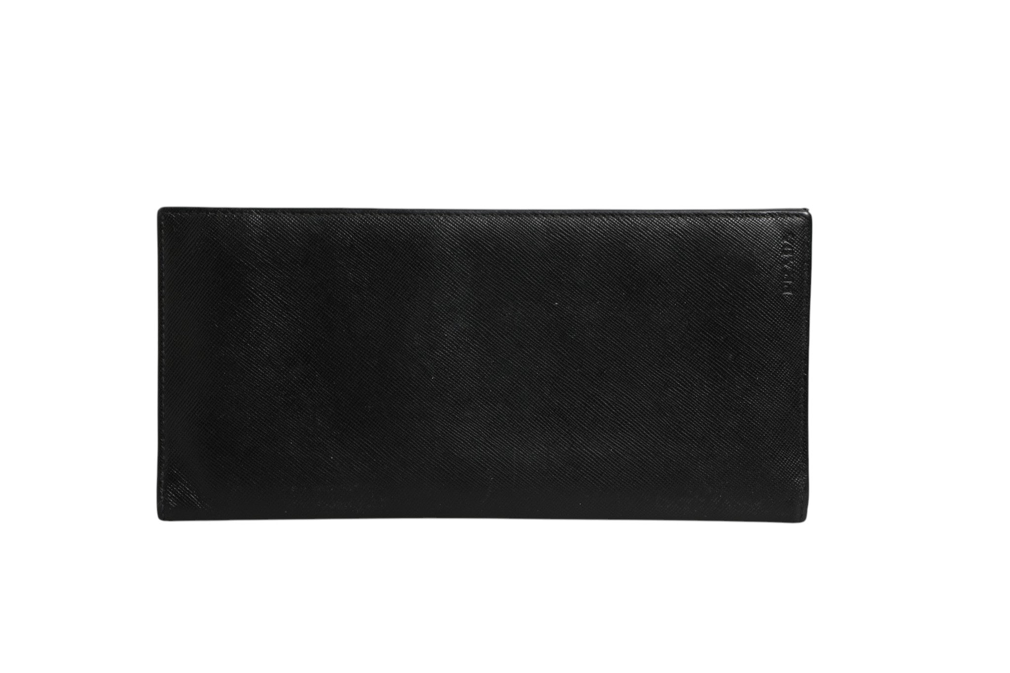 Prada Saffiano Leather Slim Card Holder Wallet