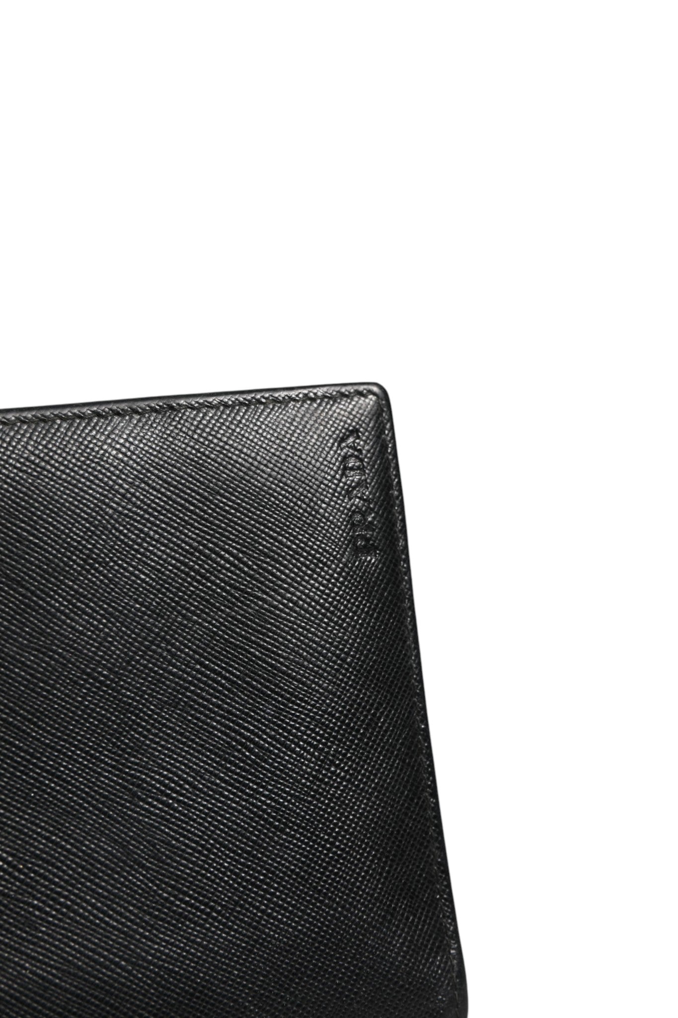 Prada Saffiano Leather Slim Card Holder Wallet