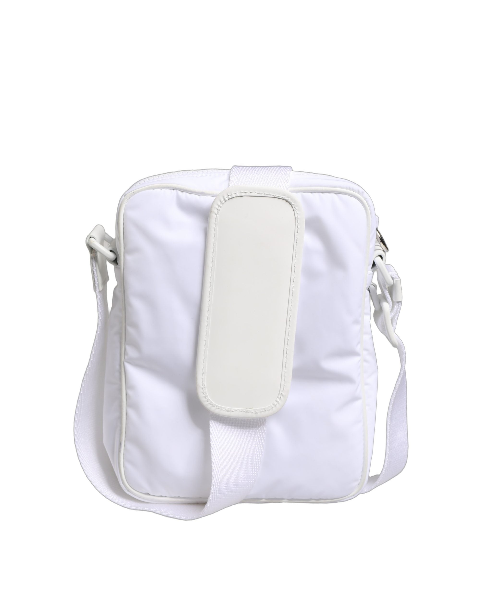 Dolce & Gabbana White Logo Plaque Crossbody Shoulder Borse Men Bag
