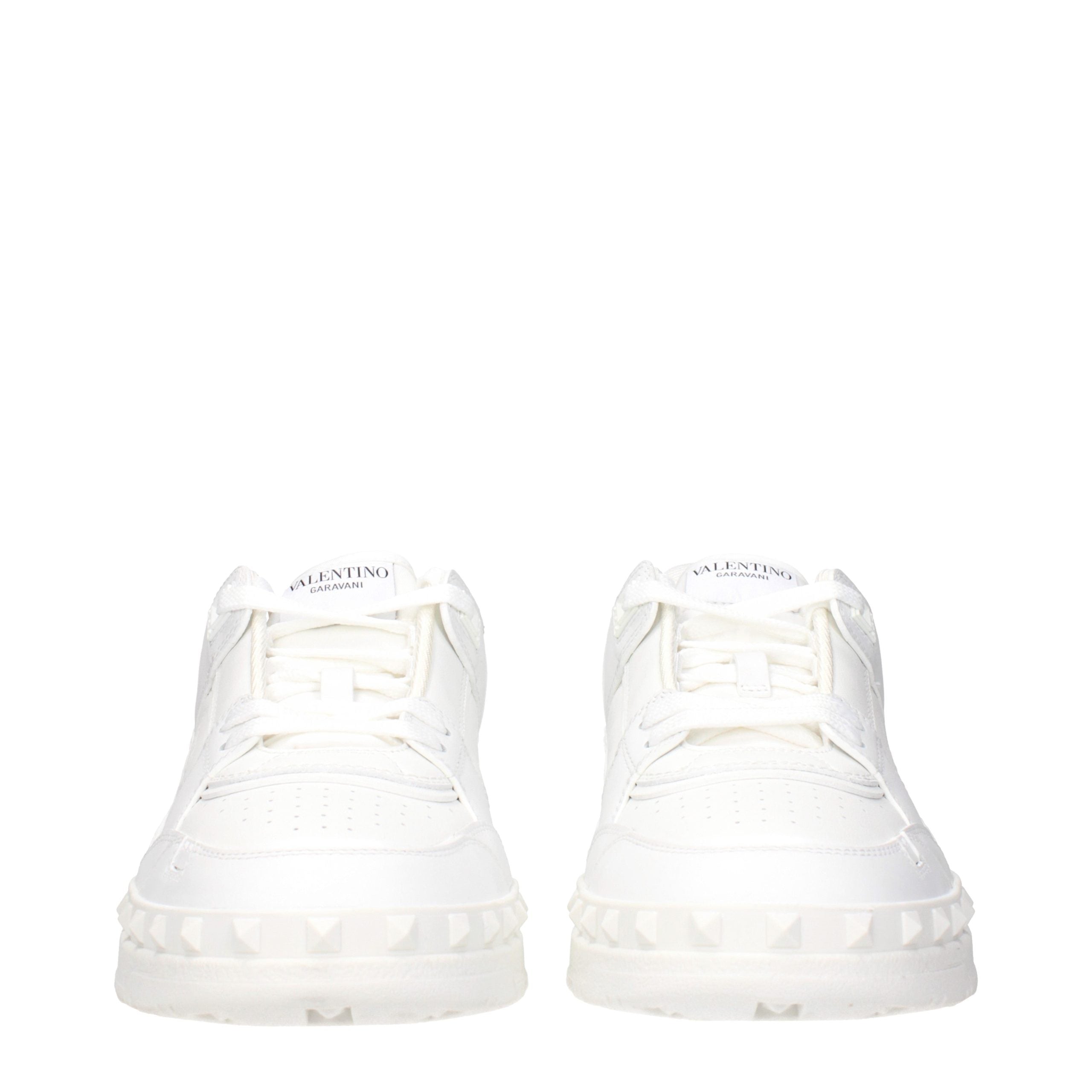 Valentino Garavani White Leather Sneakers