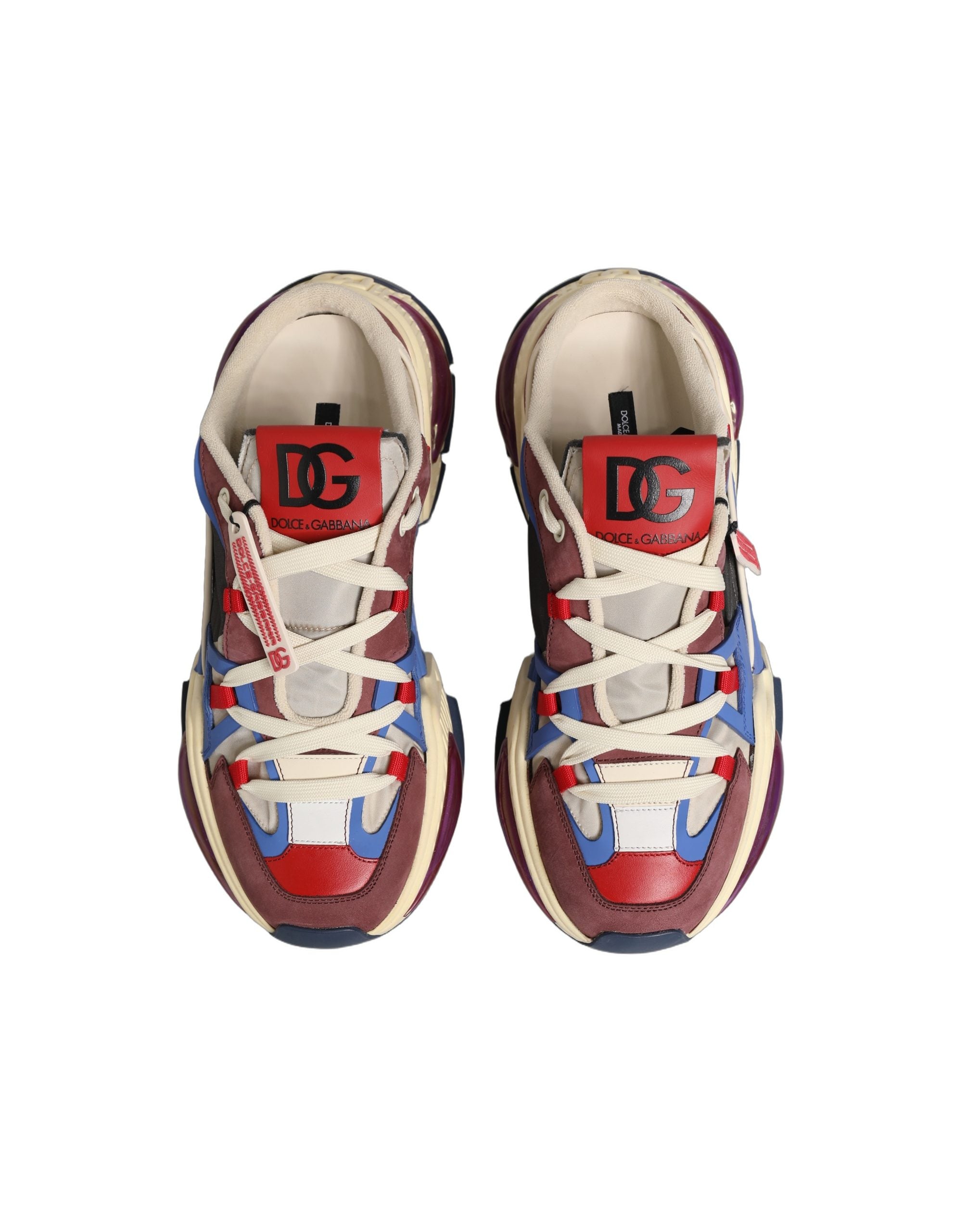 Dolce & Gabbana Multicolor Low Top Airmaster Men Sneakers Shoes
