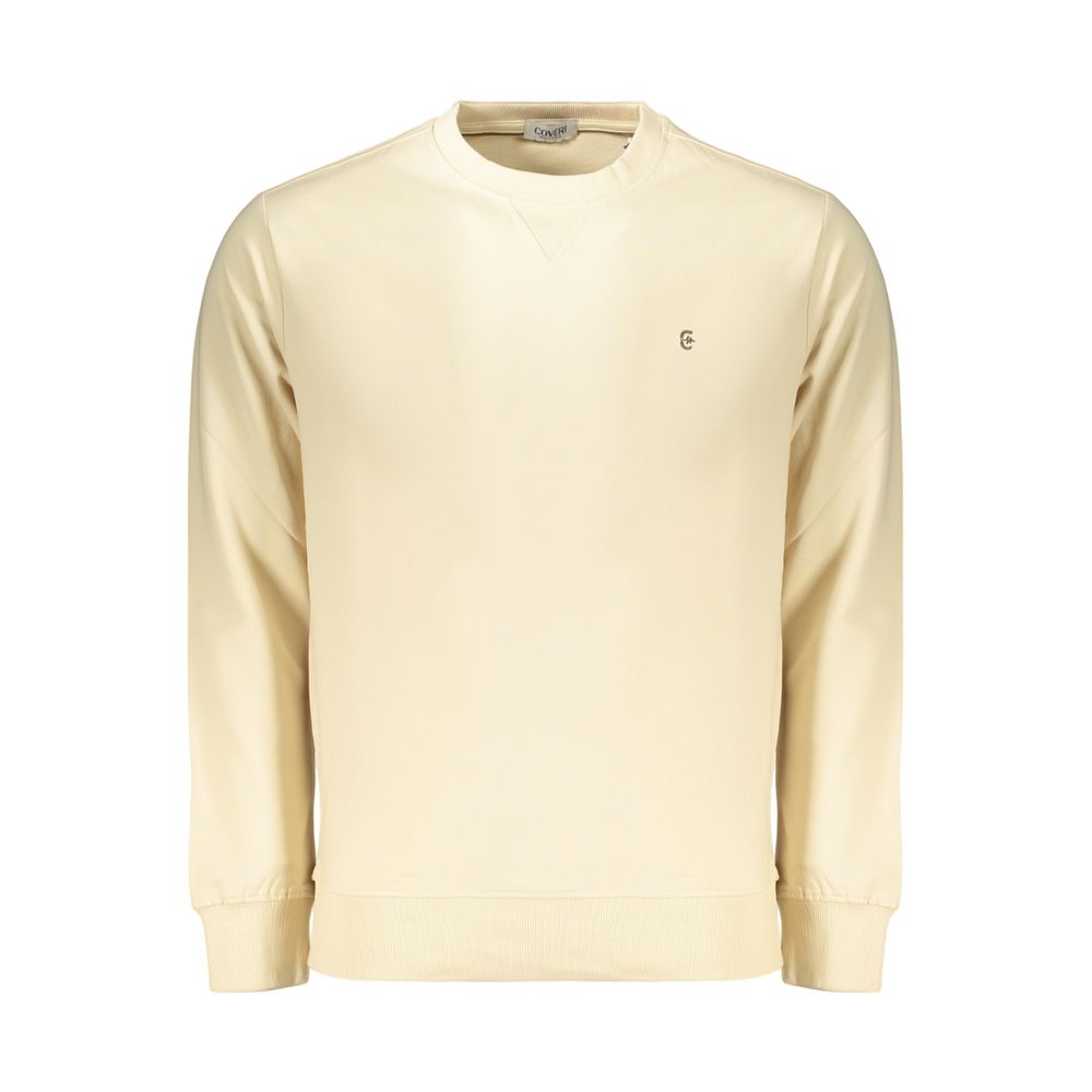 Coveri Moving Beige Cotton Men's Sweatshirt