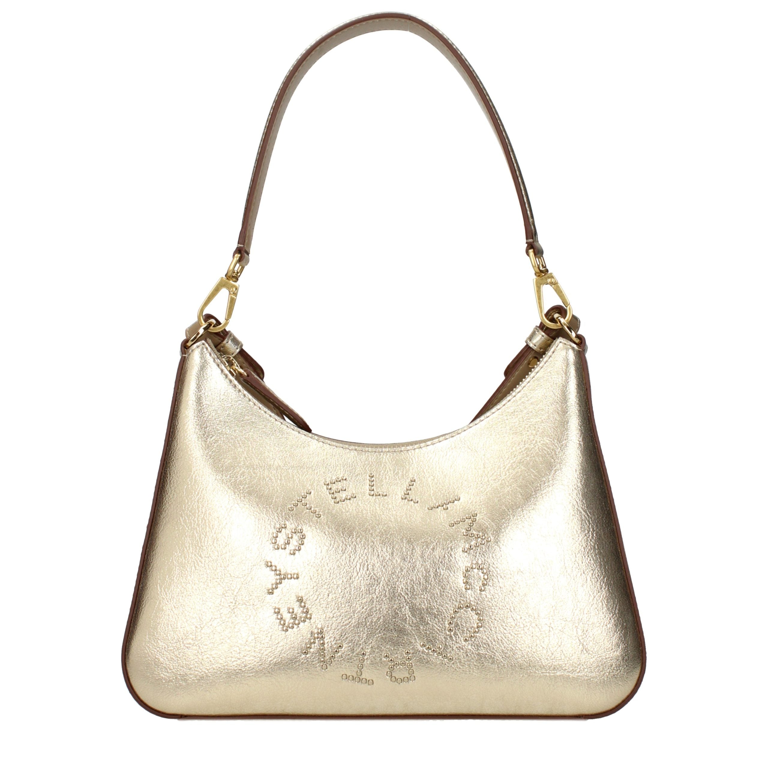 Stella McCartney Gold Leather Shoulder Bag