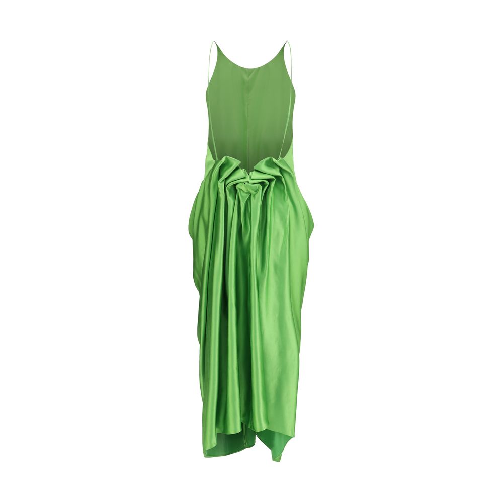 Khaite Bicolor Copper Casual Dress