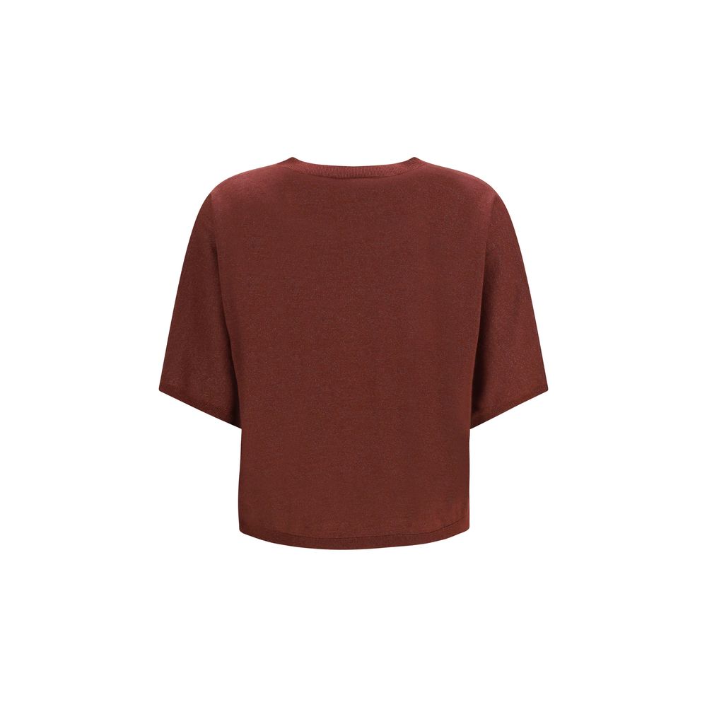 Brunello Cucinelli Bordeaux Cashmere Sweatshirt