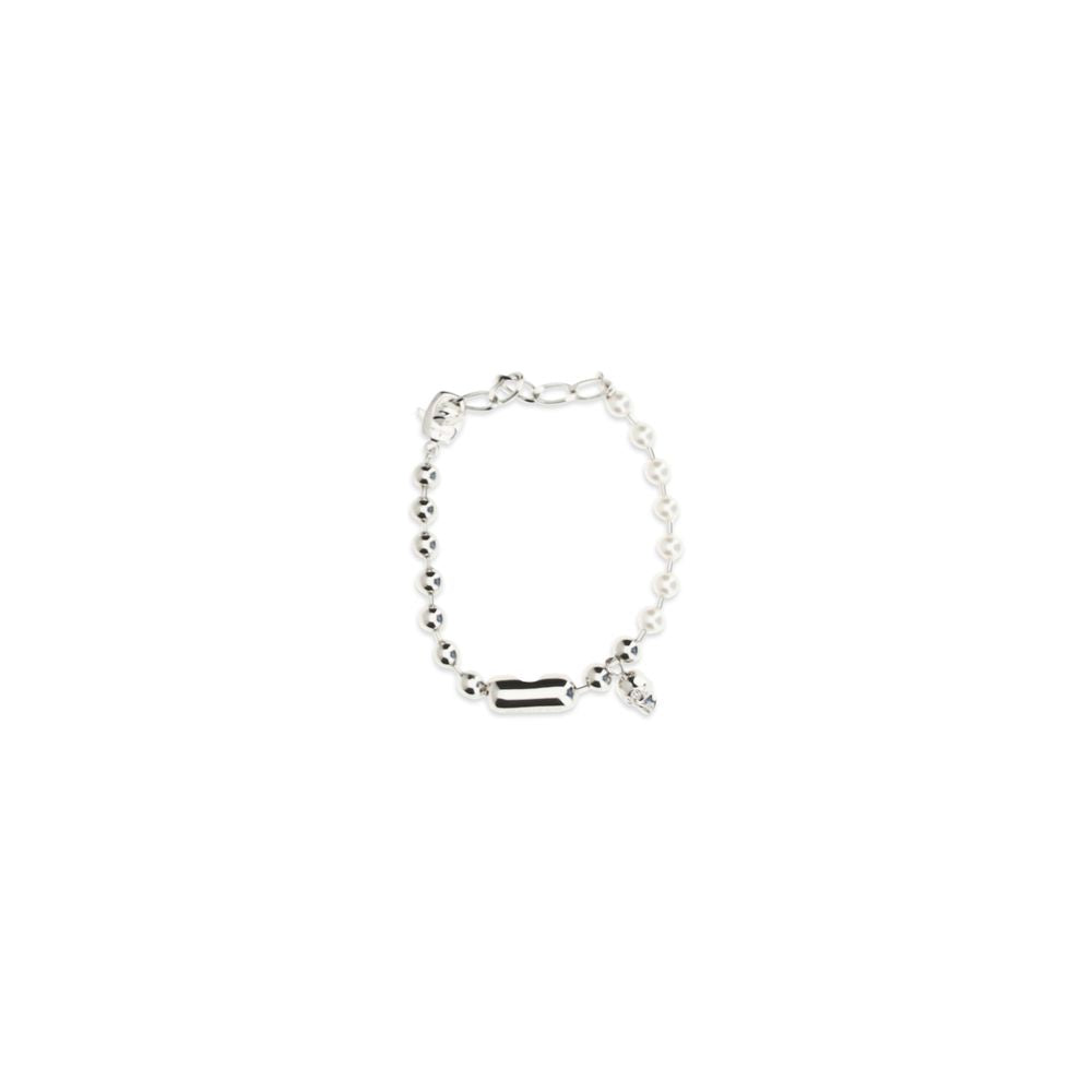Alexander McQueen White Brass Bracelet