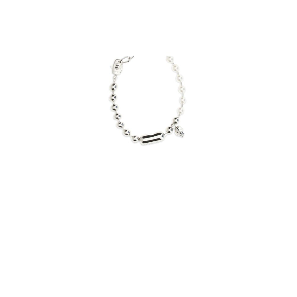 Alexander McQueen White Brass Bracelet