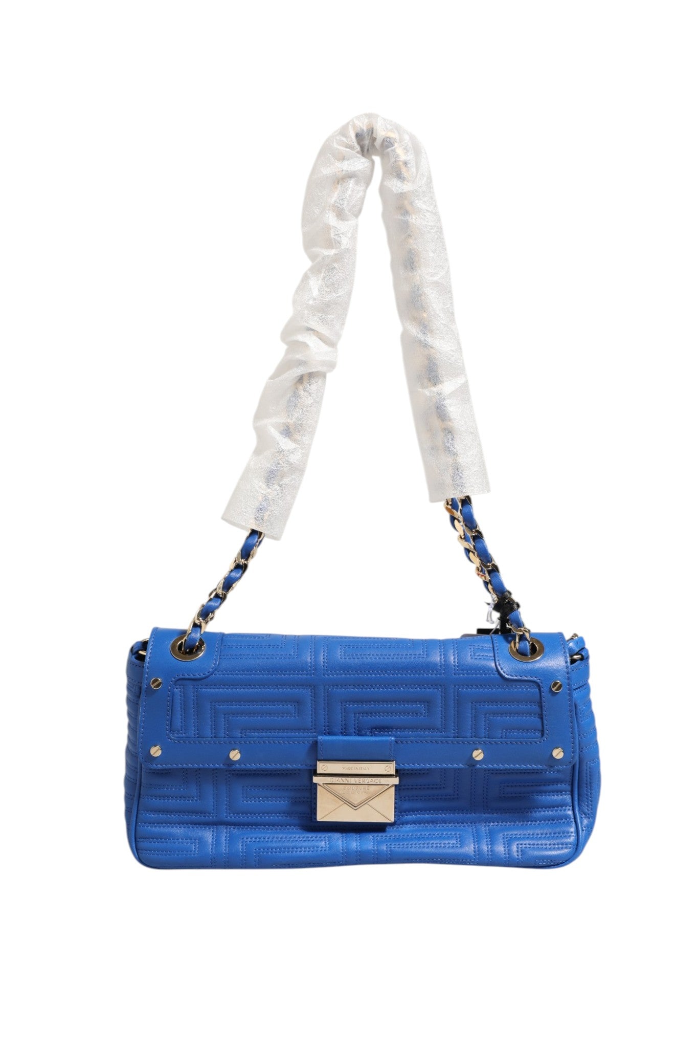 Versace Couture Quilted Leather Shoulder Bag