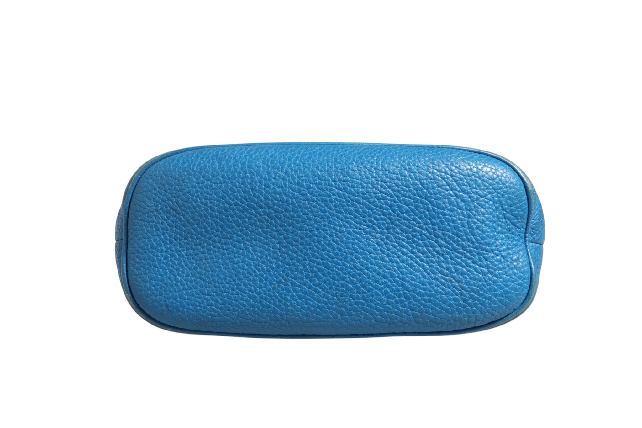 Gucci Blue Leather Dome Handbag