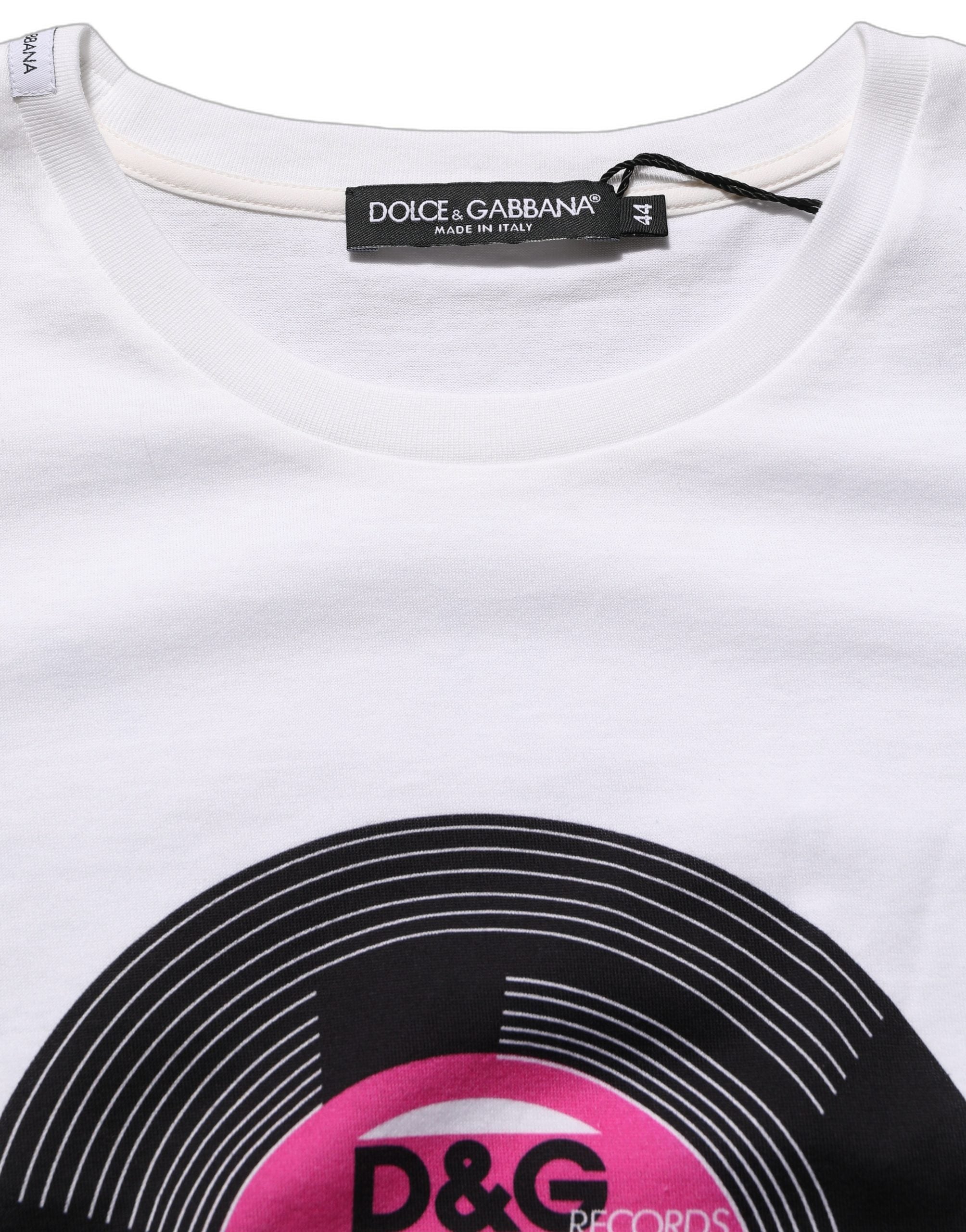 Dolce & Gabbana White D&G WE LOVE JAPAN Print Cotton T-shirt