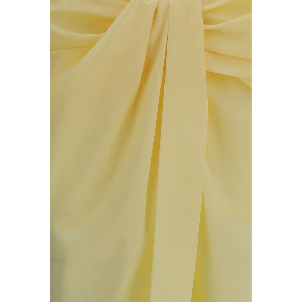 Jacquemus Bicolor Polyester Midi Skirt