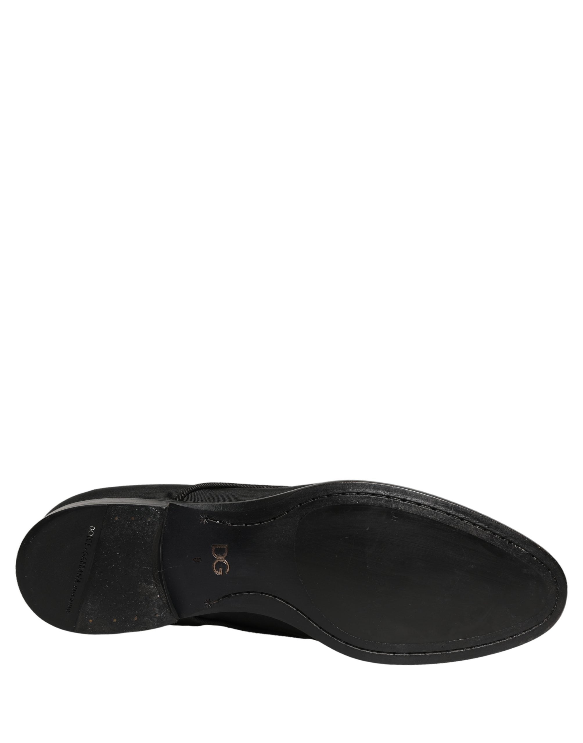 Dolce & Gabbana Black Suede Lace Up Derby Dress Formal Shoes