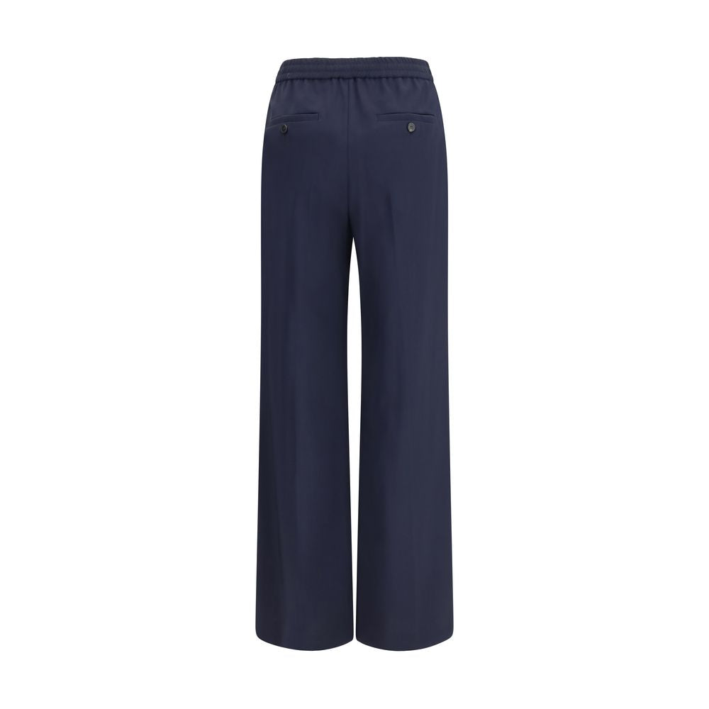 Max Mara Blue Wool Oves Aries Casual Pants