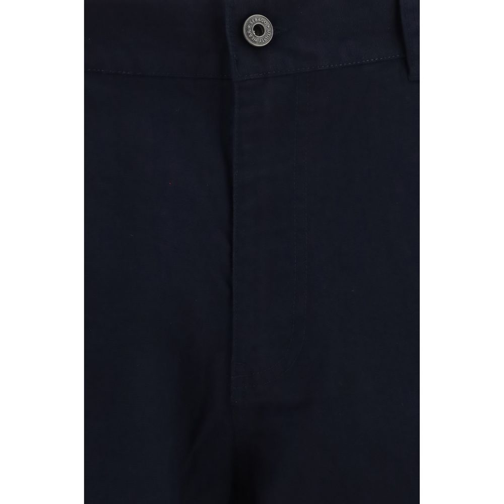 Sebago Blue Cotton Casual Pants