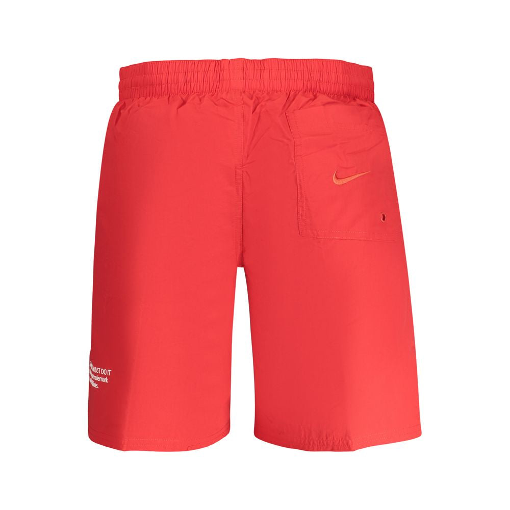 Nike Rosso Poliestere Uomo Swim Boxer