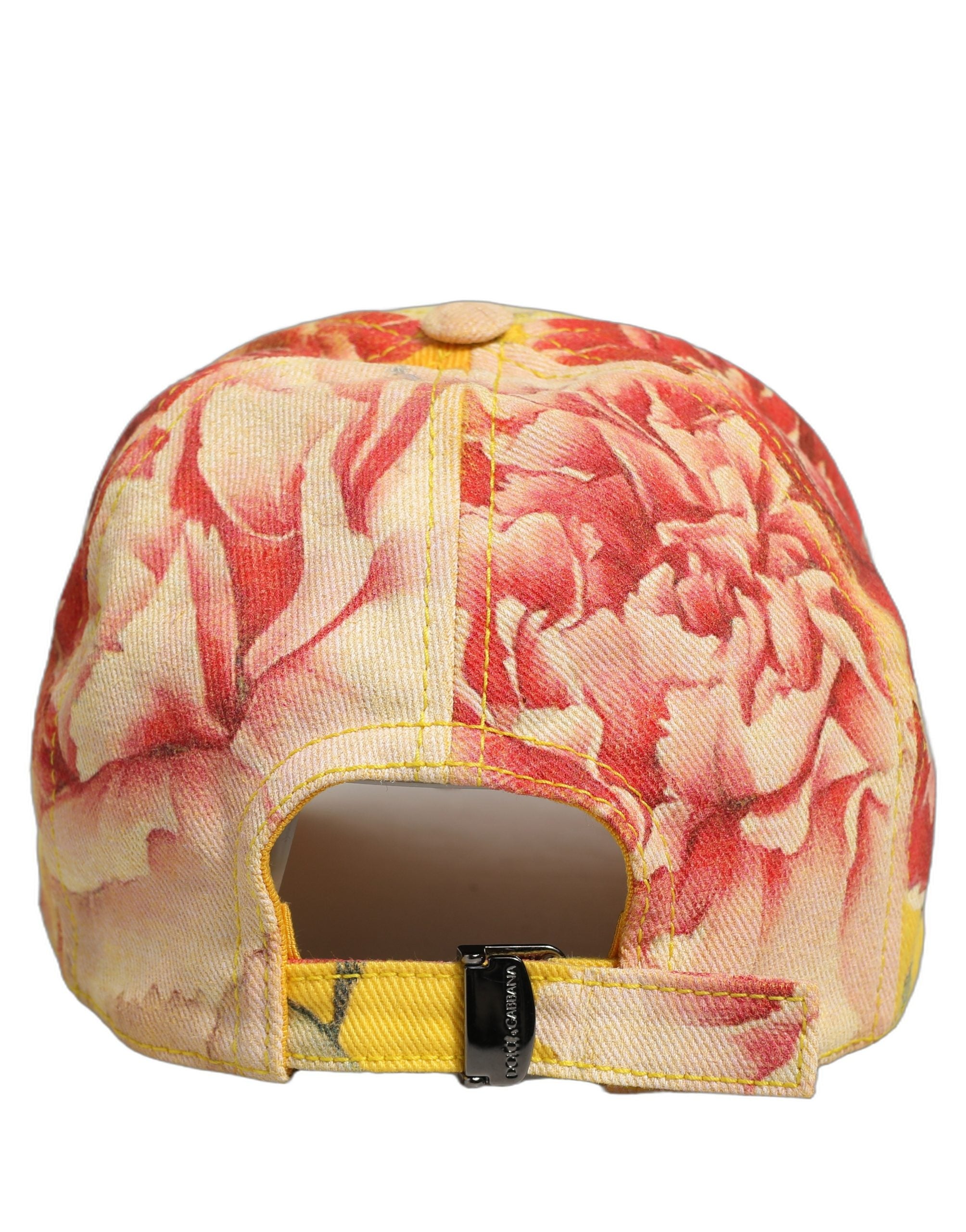 Dolce & Gabbana Men Multicolor Cotton Floral Baseball Capello Hat