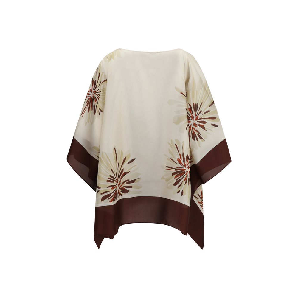 Brunello Cucinelli Multicolor Silk Blouse