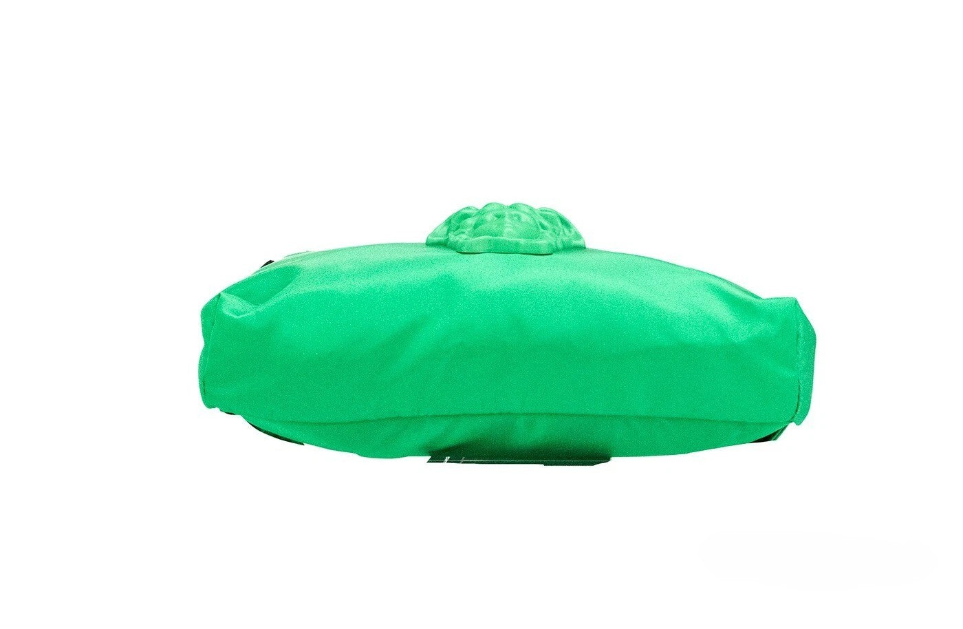 Versace Small Bright Green Nylon Matte Medusa Belt Bag Waist Fanny Pack Purse