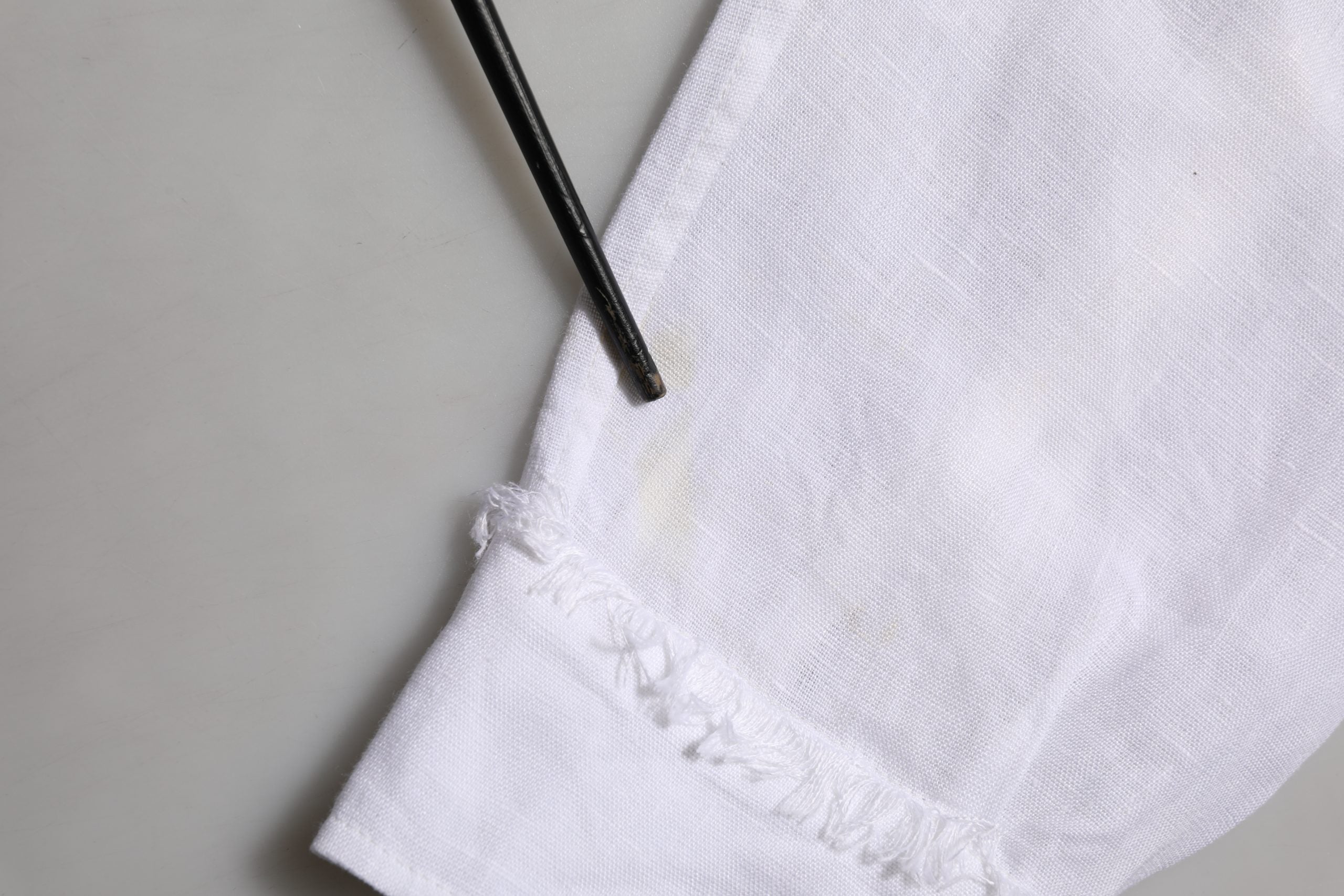 Dolce & Gabbana White Linen Logo Long Sleeves Casual Shirt