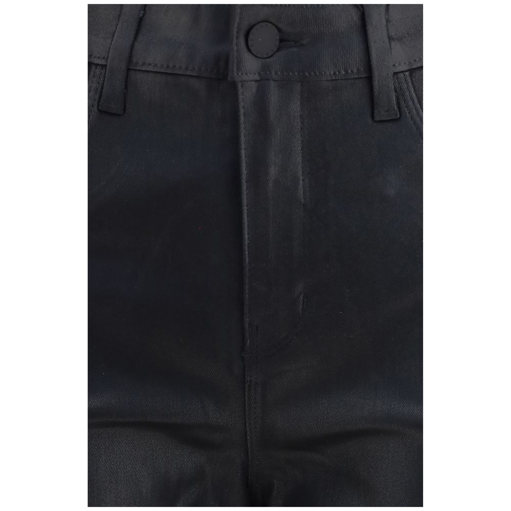 L'Agence Black Leather Pants