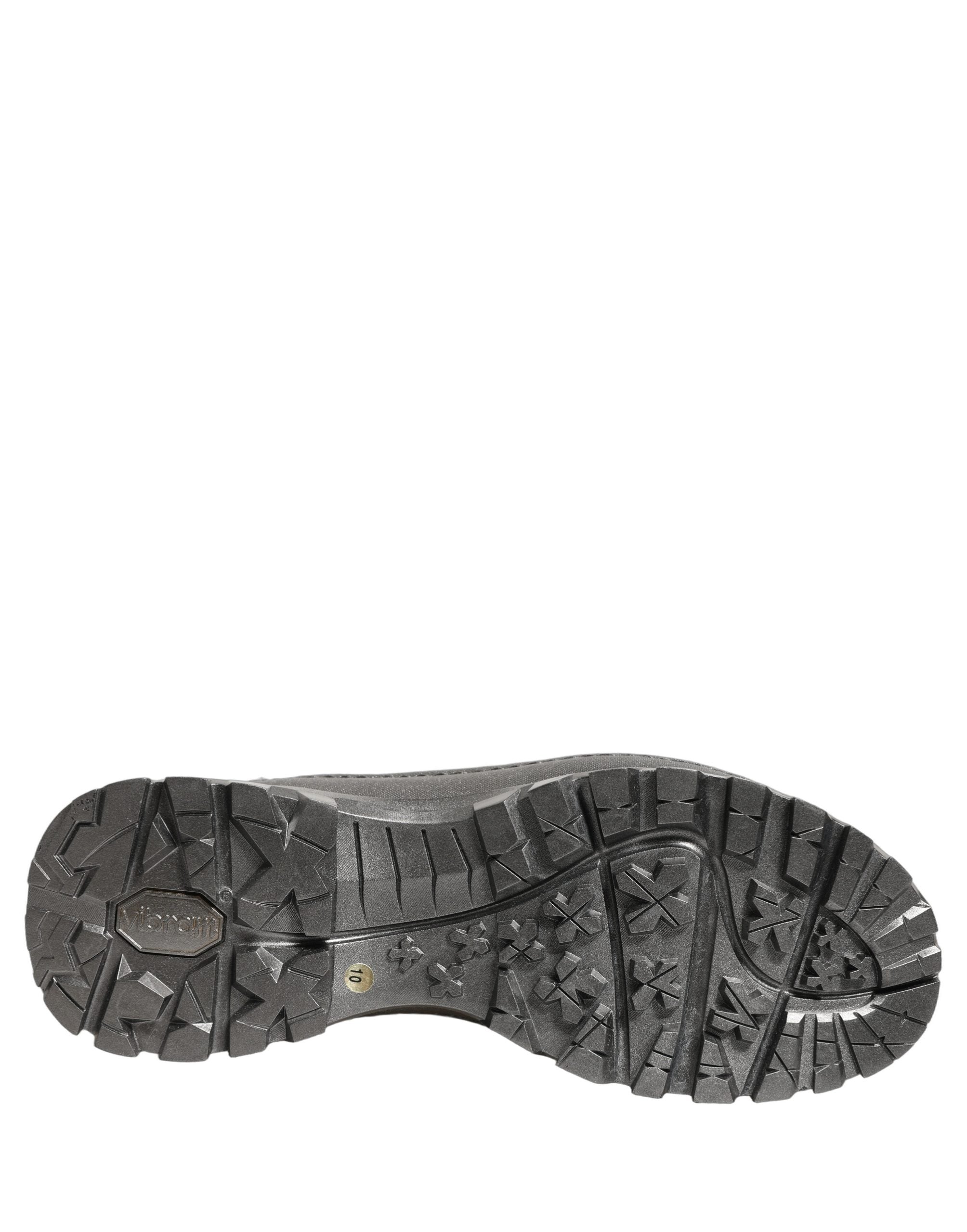 Dolce & Gabbana Metallic Silver Pull On Rain Boots Men Shoes