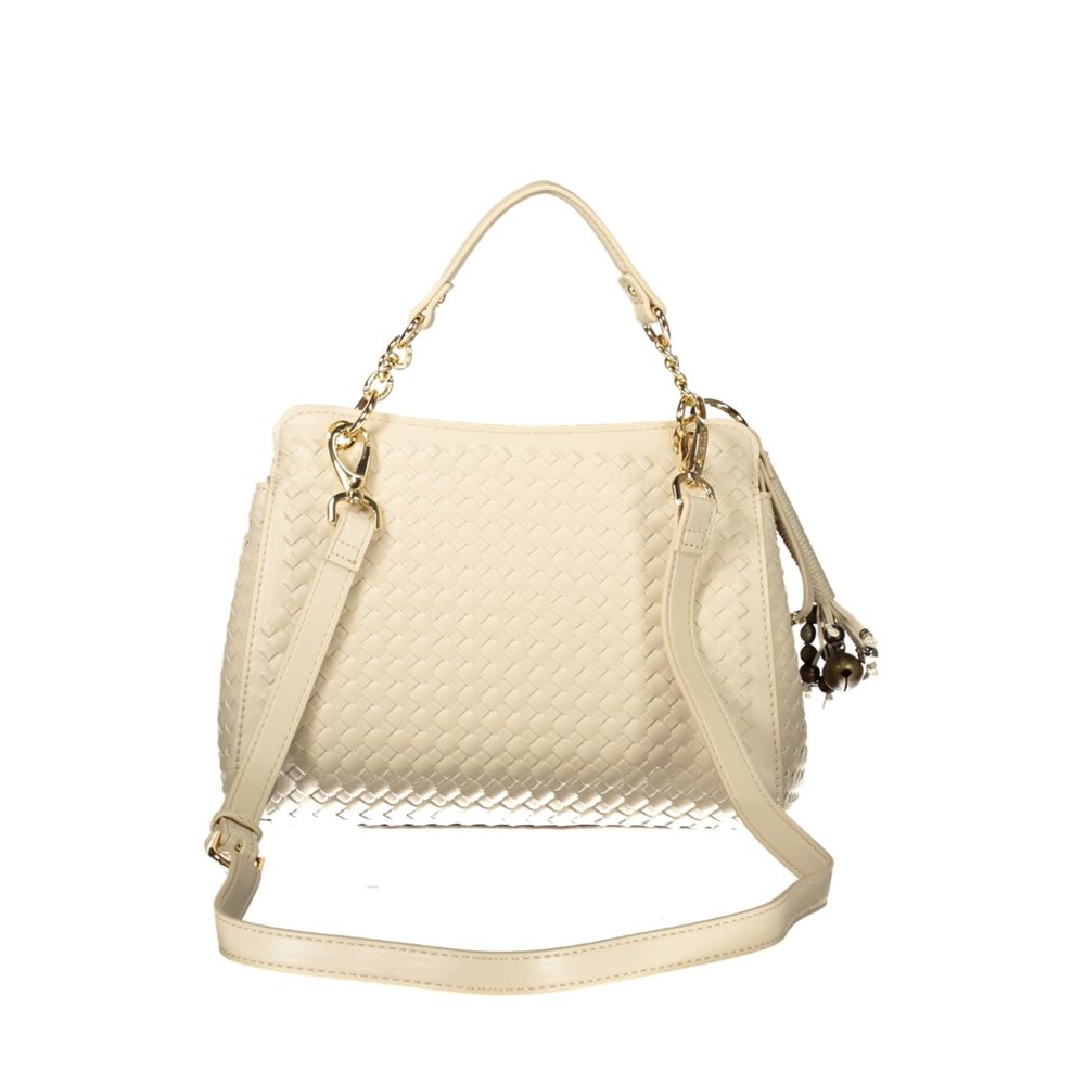 Mario Valentino Beige Polyurethane Women's Bag
