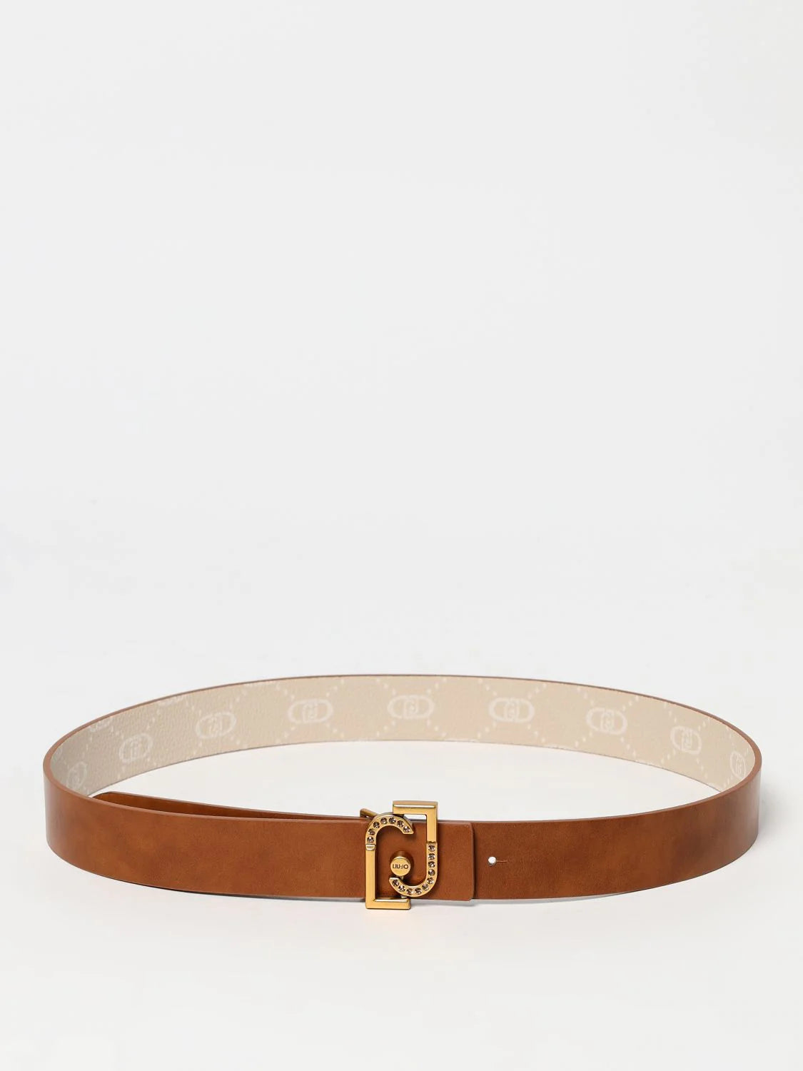 Liu Jo Beige Leather Regular Belt