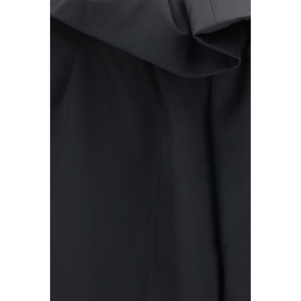 Khaite Black Wool Oves Aries Casual Pants