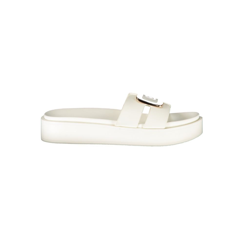 Laura Biagiotti Bianco Polyurethane Womens Sandal