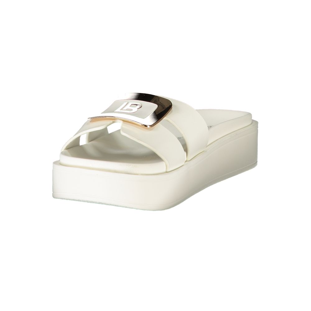 Laura Biagiotti Bianco Polyurethane Womens Sandal