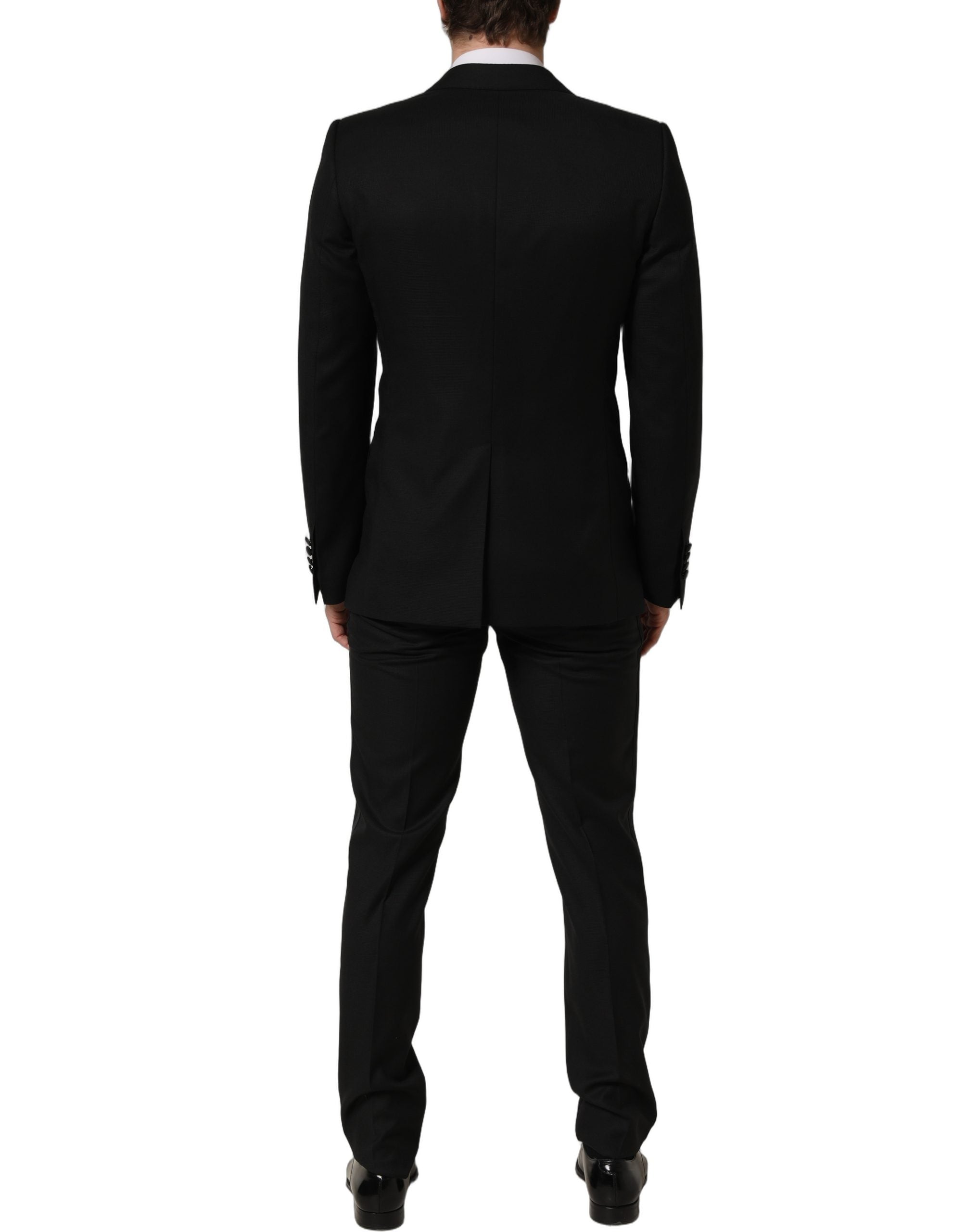 Dolce & Gabbana Black MARTINI Slim Fit Formal 3 Piece Suit