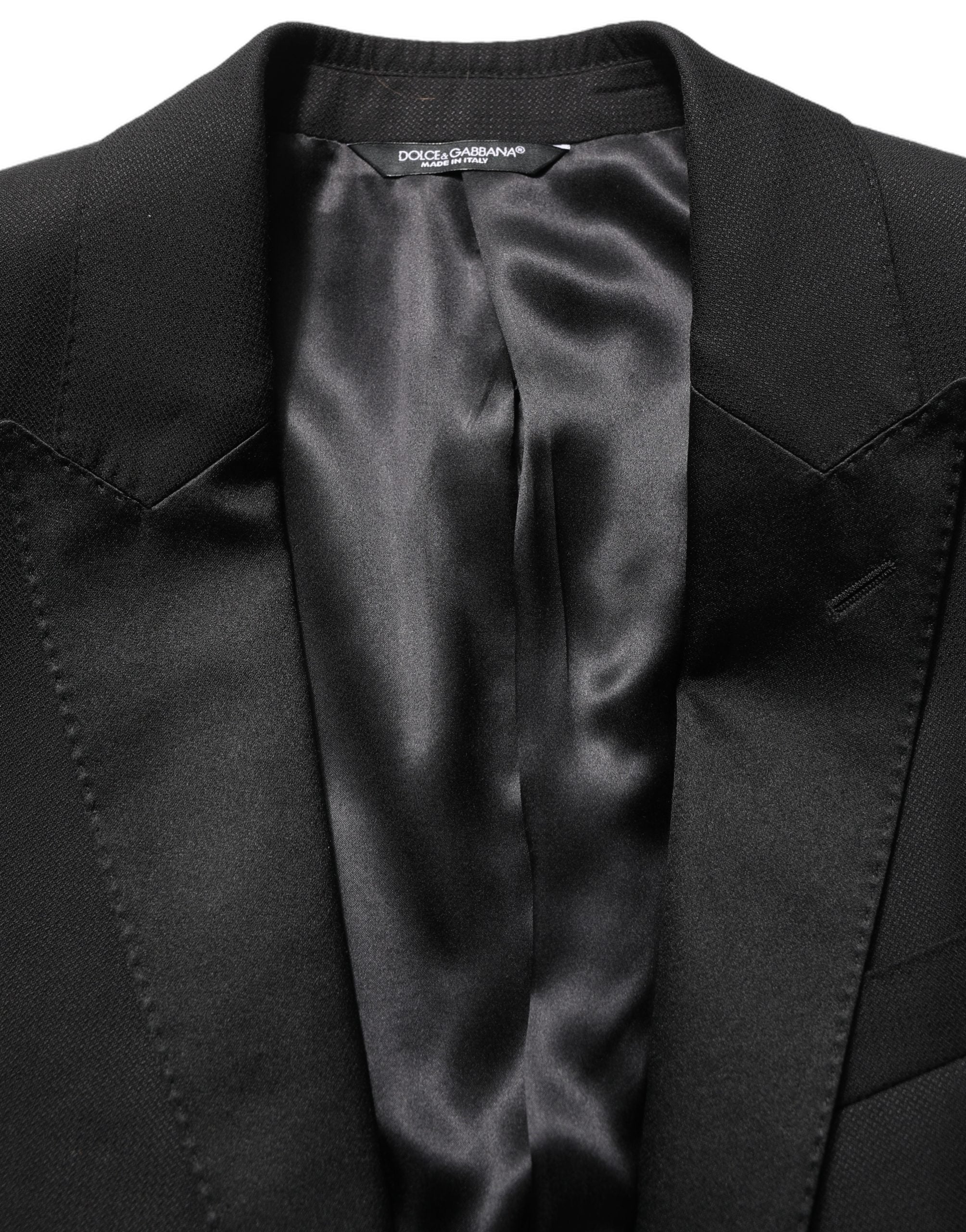 Dolce & Gabbana Black MARTINI Slim Fit Formal 3 Piece Suit