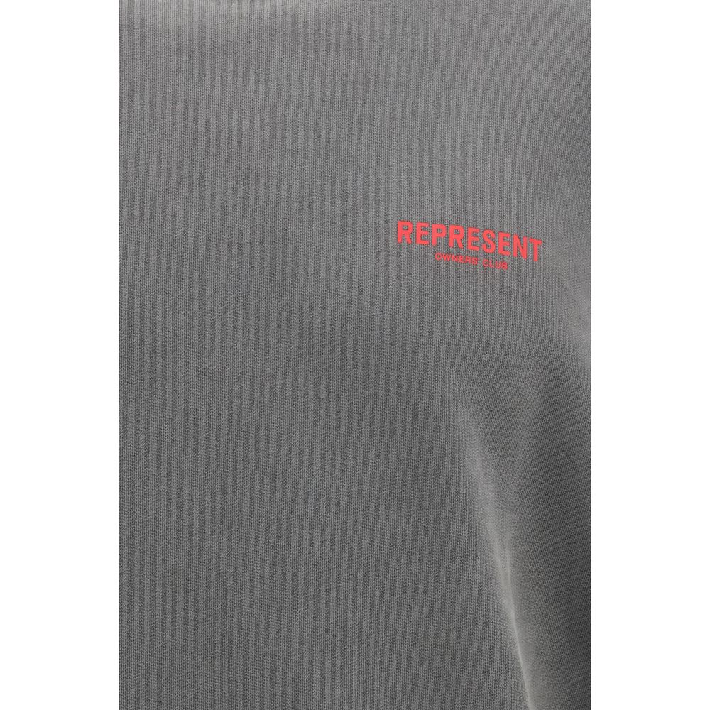 Represent Gray Cotton Sweatshirt