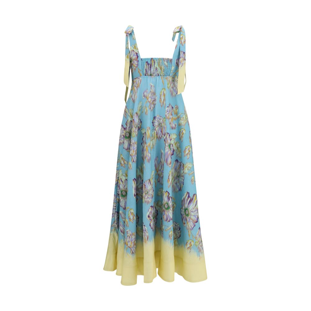 Alemais Multicolor Linen Casual Dress