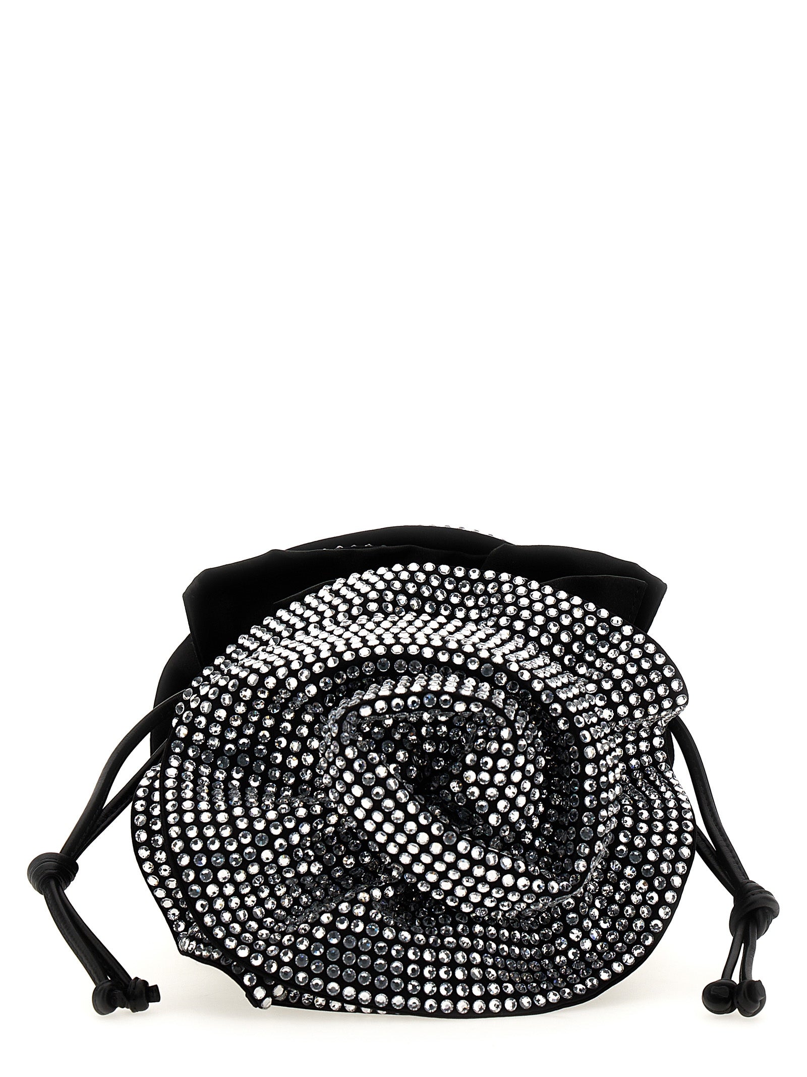 Magda Butrym Black Viscose Crossbody Bag