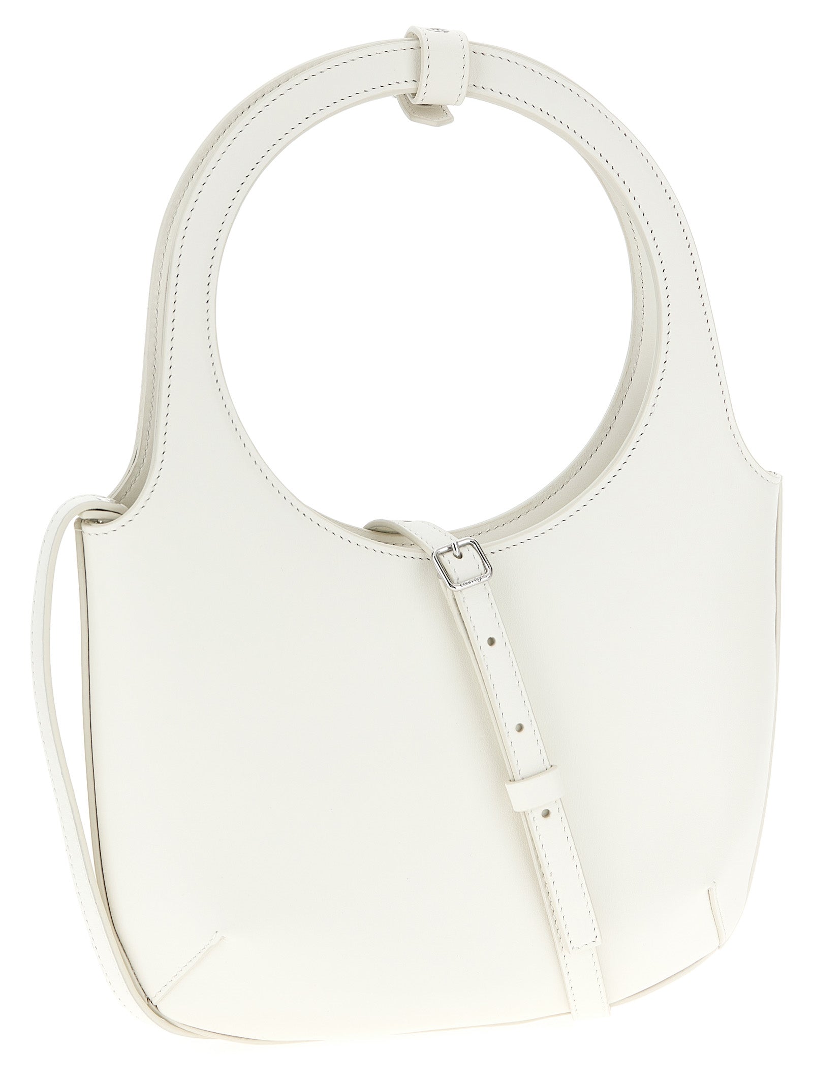 Courrèges White Calfskin Handbag