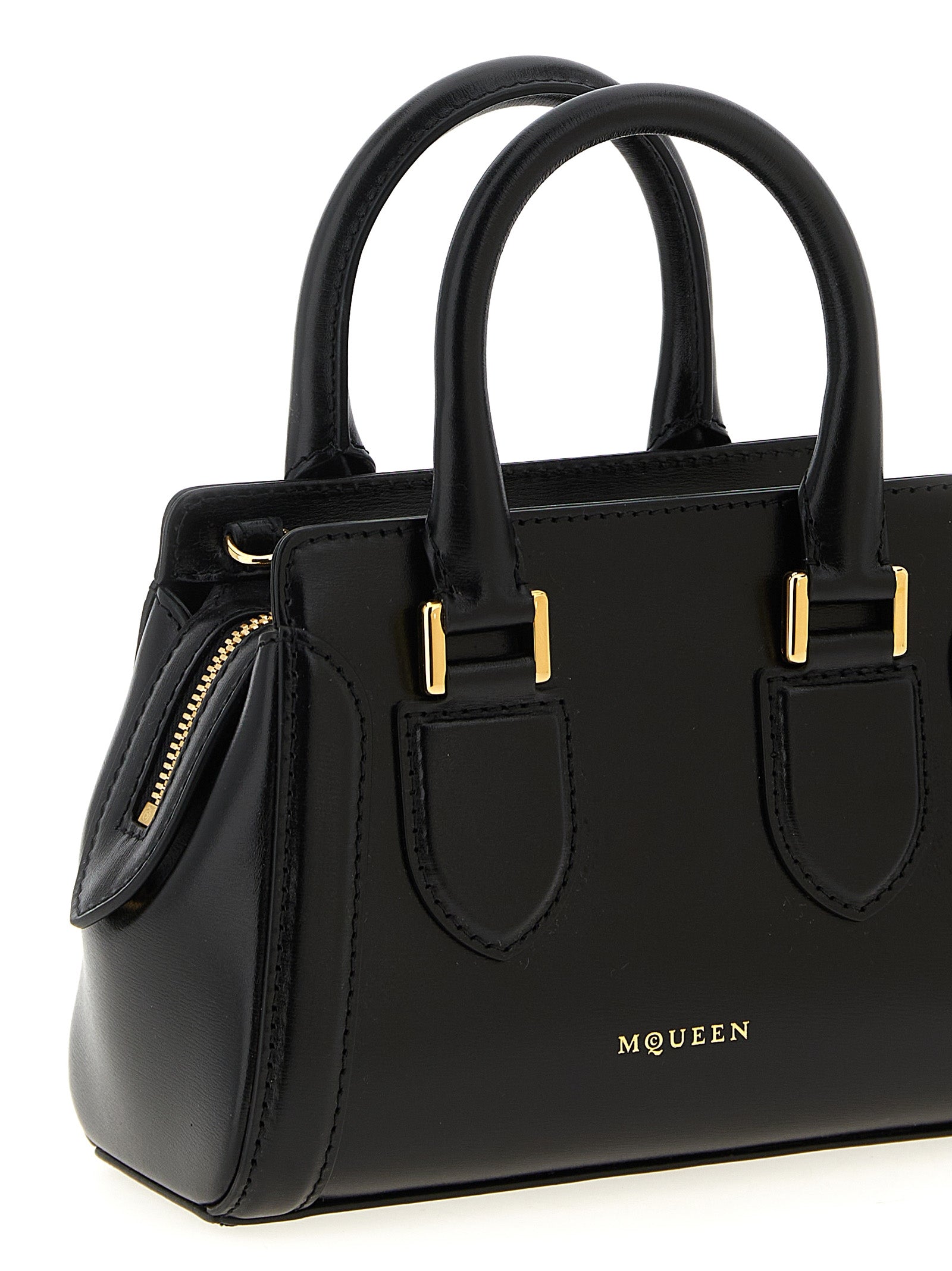 Alexander McQueen Black Calfskin Handbag