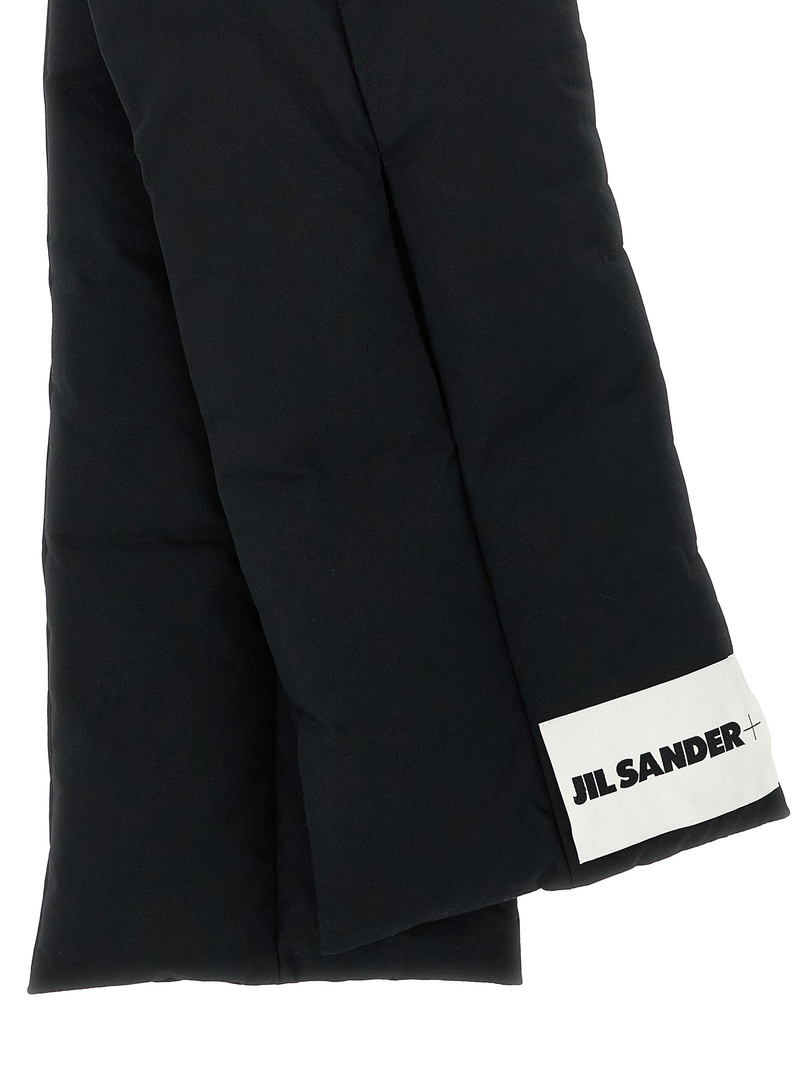 Jil Sander Black Cotton Foulard