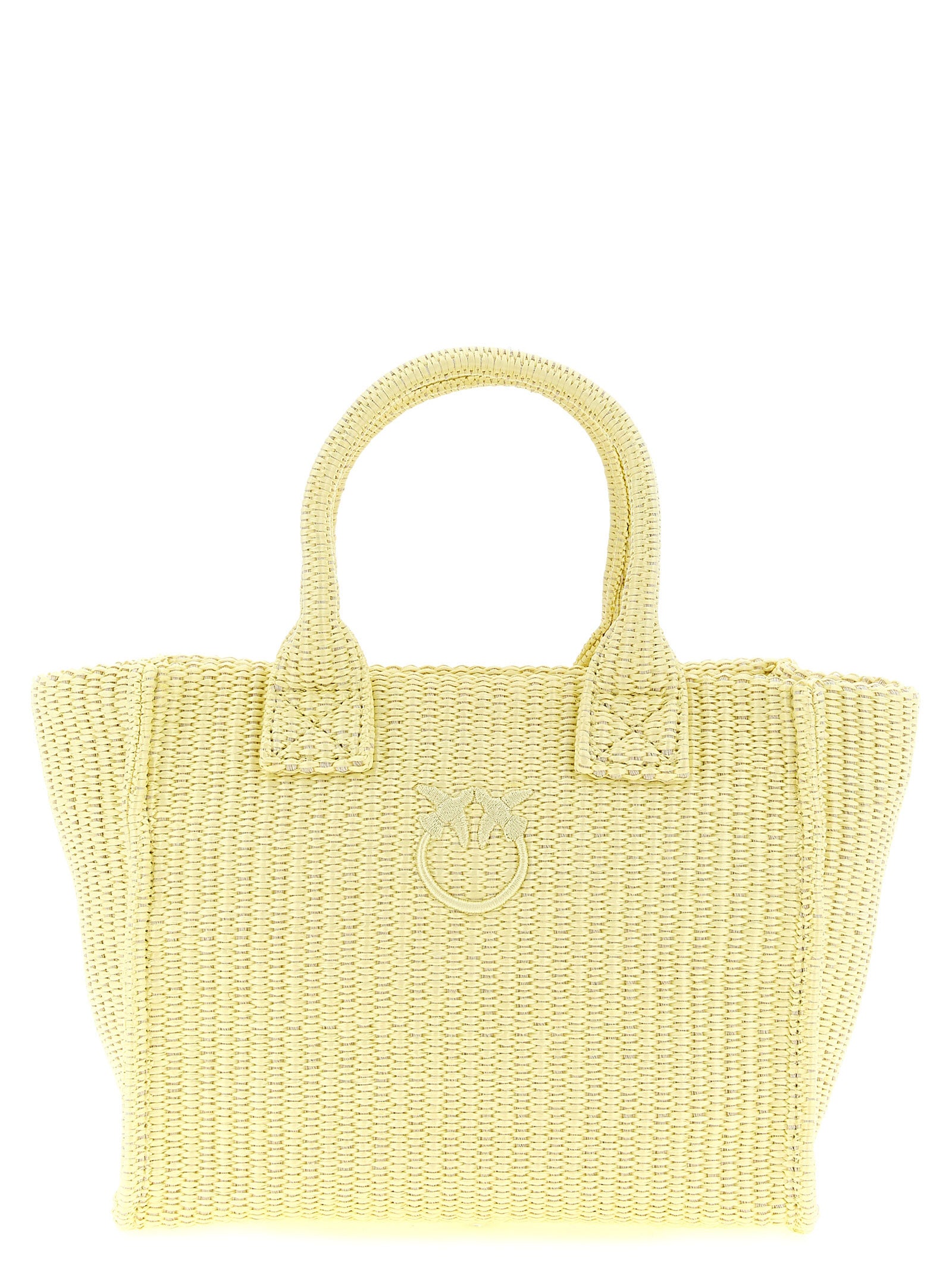 PINKO Bicolor Polypropylene Tote Bag
