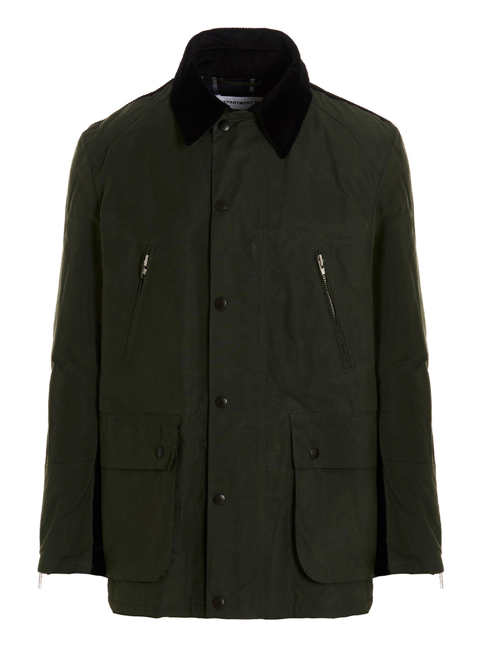 Department 5 Bicolor Cotton Full-Length Jacket