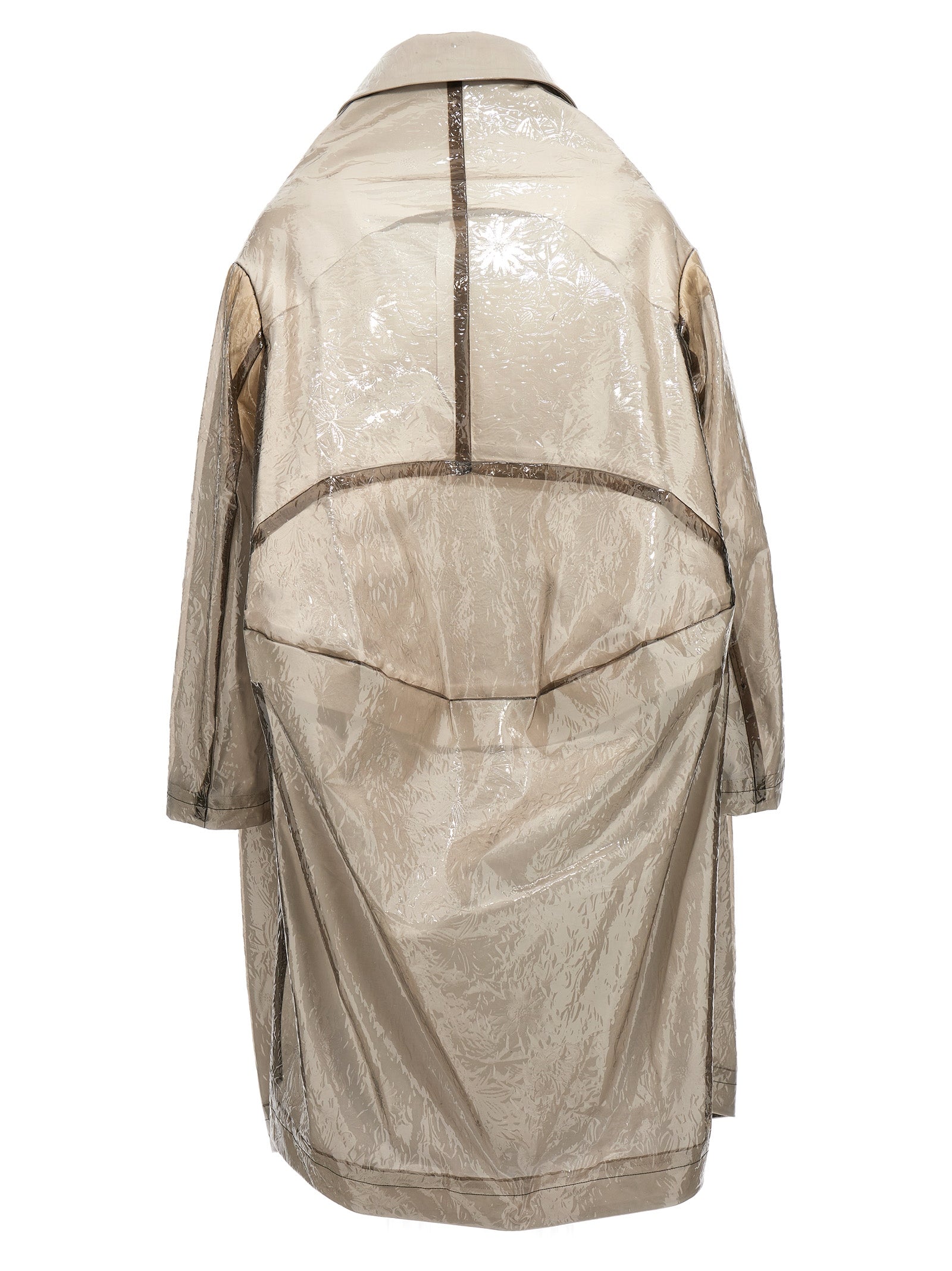 Comme Des Garçons Gray Polyethylene Coat