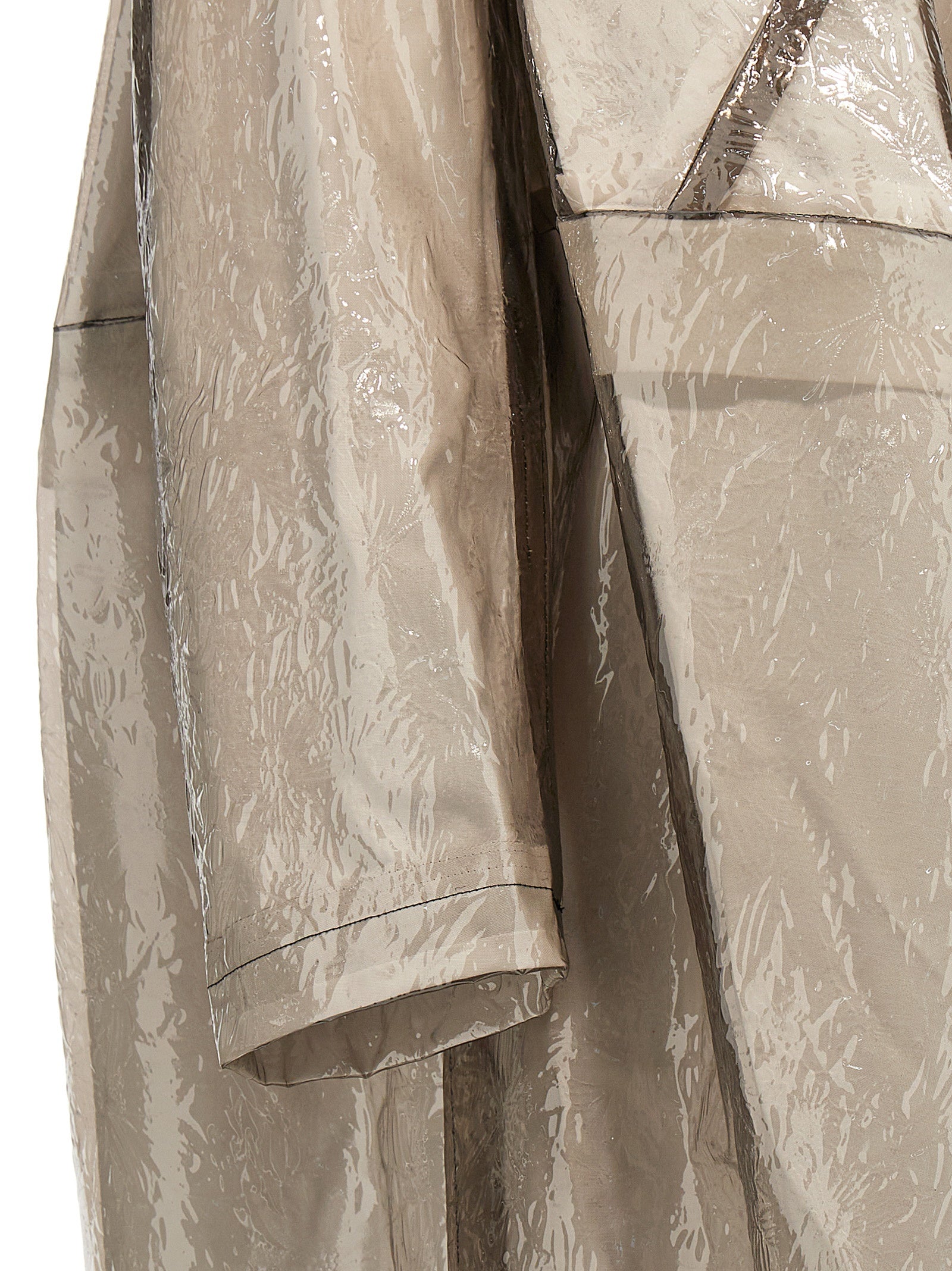 Comme Des Garçons Gray Polyethylene Coat