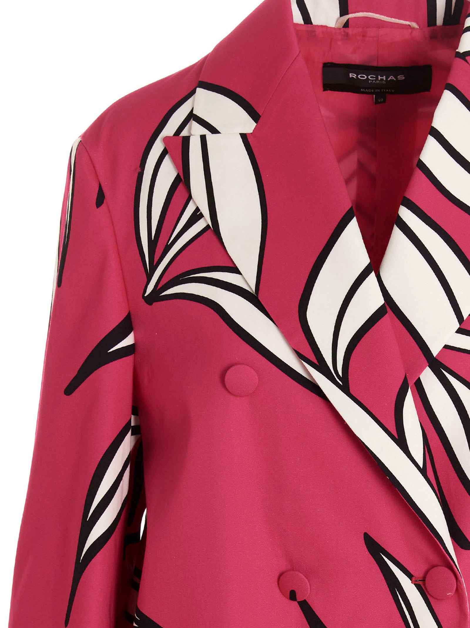 ROCHAS Fuchsia Cotton Blazer